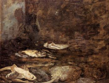Eugene Boudin : Fish, Skate and Dogfish